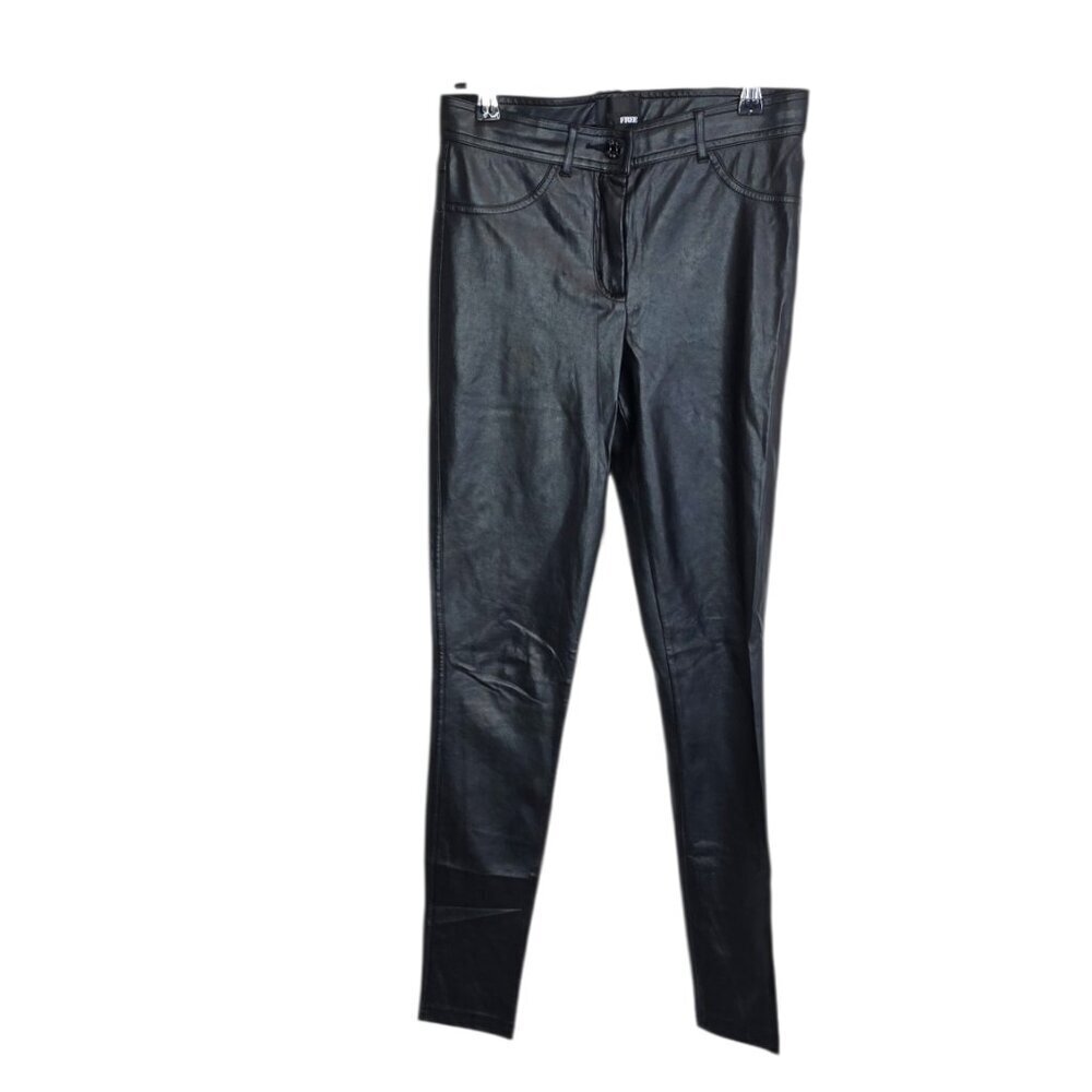 Aritzia Wilfred Free Faux Leather Pants, Mobwife, Moto, Skinny, Size 2